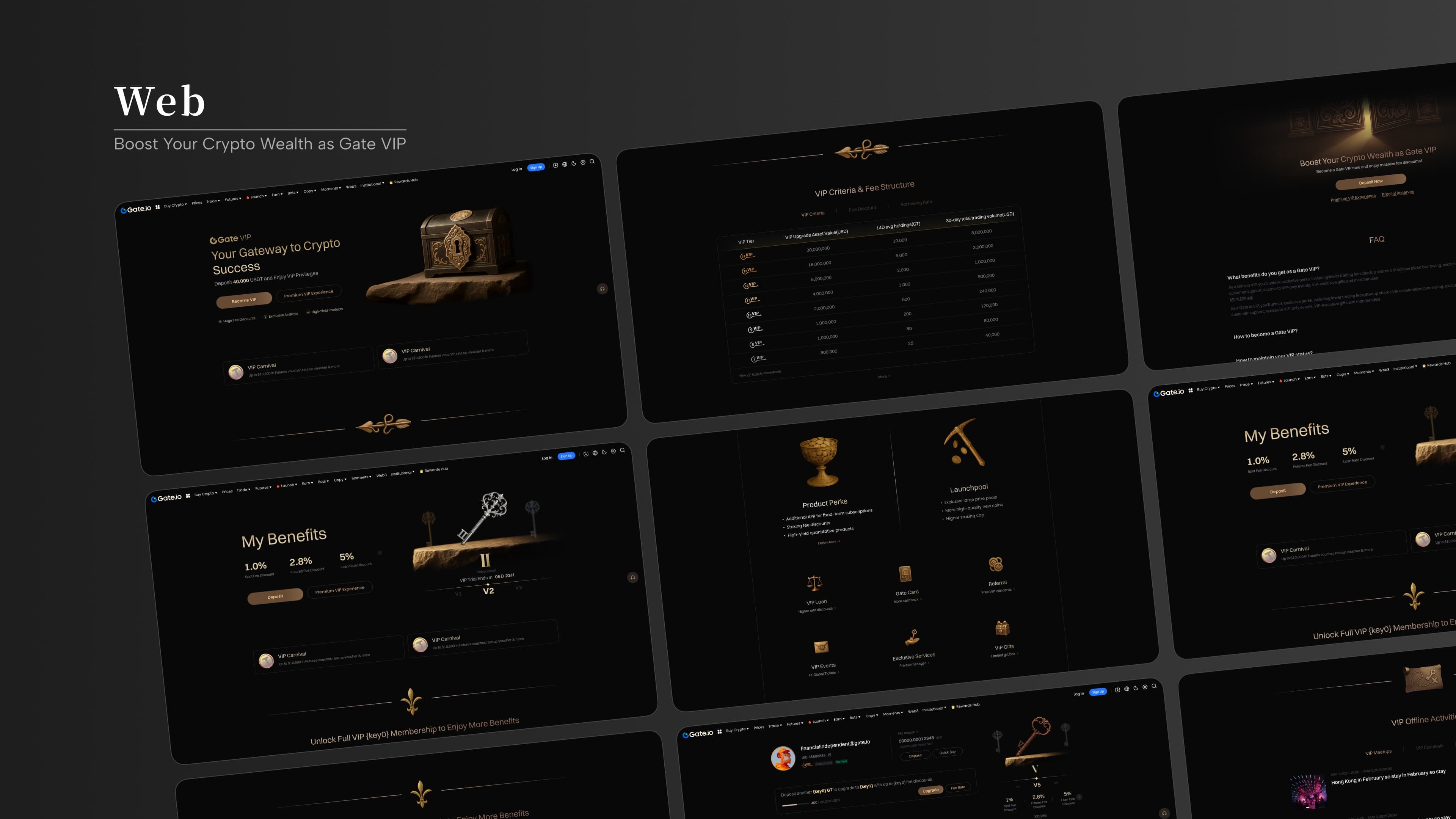 Gate VIP web redesign direction